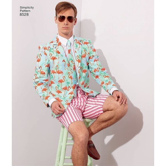 Simplicity Sewing Pattern 8528 Mens Suit Holiday Costume Size 44-52 - Picture 6 of 6